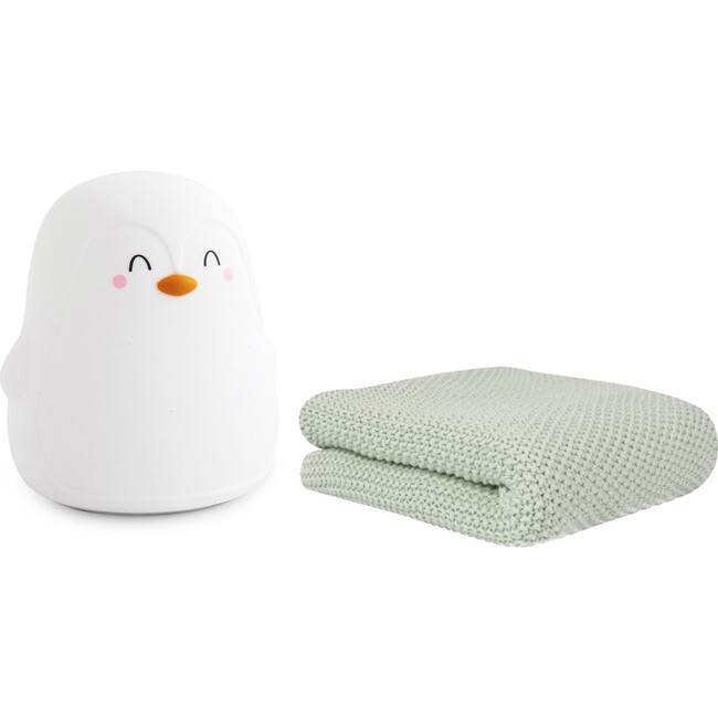 The Polaris Tricot Blanket & Nightlight, Green
