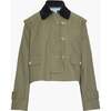 The Clarisse Jacket, Olive - Jackets - 1 - thumbnail