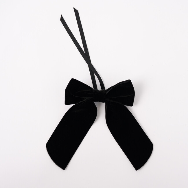 Velvet Napkin Bow, Black