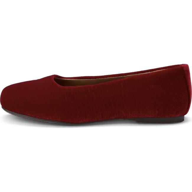Ember Velvet Flats, Red