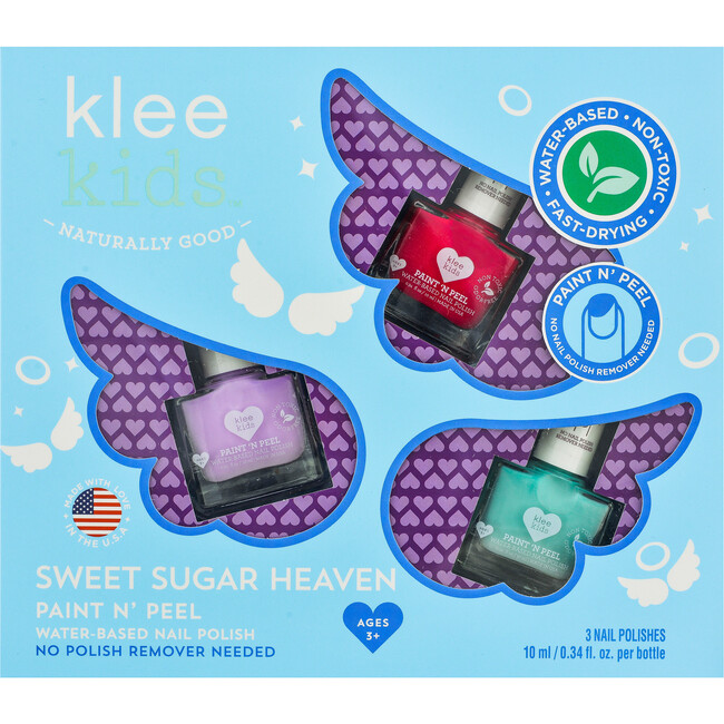 Sweet Sugar Heaven 3-Piece Water-Based Nail Polish Set