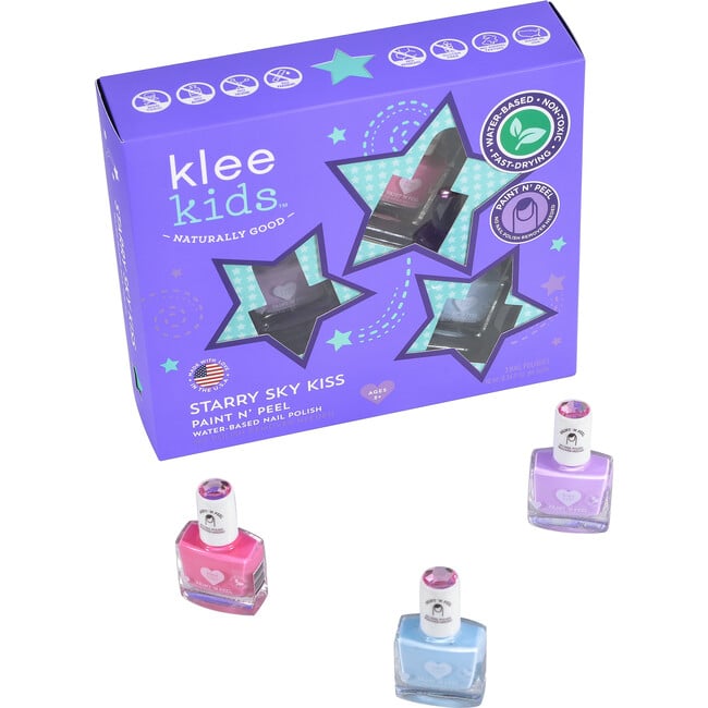 Starry Sky Kiss 3-Piece Water-Based Nail Polish Set