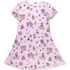 Tea Party Girls' Short Sleeve Dress, Pink - Dresses - 1 - thumbnail