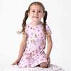 Tea Party Girls' Short Sleeve Dress, Pink - Dresses - 2