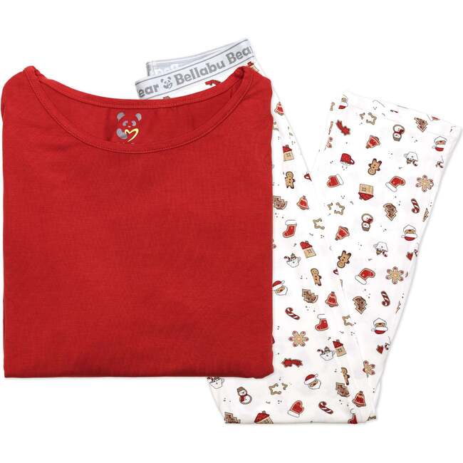 Sugar Cookies Bamboo Men's Pajama Set, White