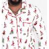 The Elf On The Shelf Bamboo Men's Pajama Set, White - Pajamas - 3