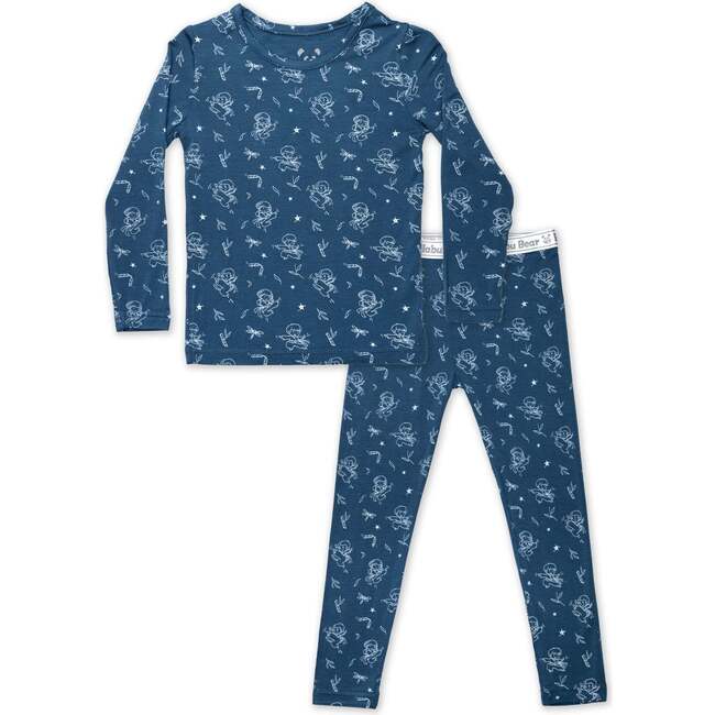 Ninja Bamboo Kids Pajamas, Blue