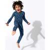 Ninja Bamboo Kids Pajamas, Blue - Pajamas - 4