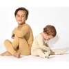 Oat Bamboo Convertible Footie, Beige - Footie Pajamas - 4