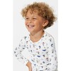 Pirate Bamboo Kids Pajamas, White - Pajamas - 3