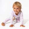 Enchanted Unicorn Bamboo Convertible Footie, Purple - Footie Pajamas - 2