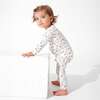 Milk and Cookies Original Bamboo Convertible Footie, White - Footie Pajamas - 5