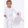Butterfly Bamboo Convertible Footie, White - Footie Pajamas - 3
