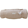 Organic Toddler Nap Roll-N-Rest Mat Set, Brown Gingham - Nap Mats - 1 - thumbnail