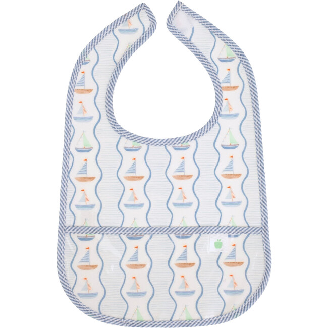 The Wipe It Bib, Sailboats