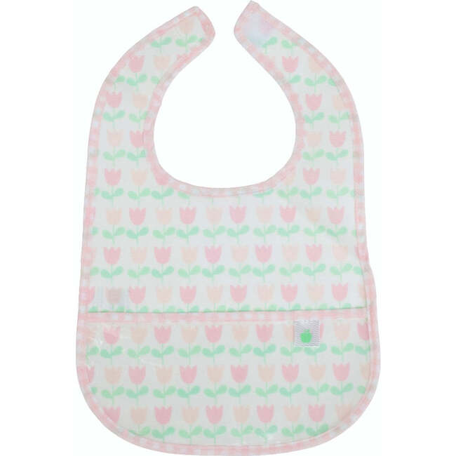The Wipe It Bib, Tulips