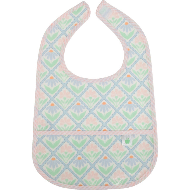 The Wipe It Bib, Pastel Floral