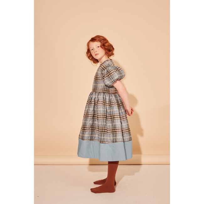 Take On A New Meaning Dress, Blue Moon Check - Dresses - 2