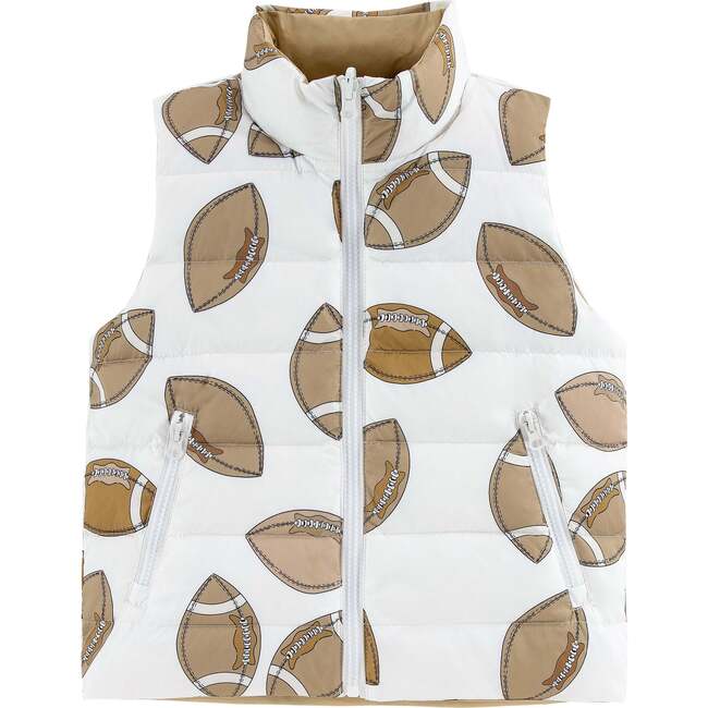 Casey Reversible Down Vest, Touchdown