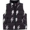Casey Reversible Down Vest, Lightning Storm - Vests - 1 - thumbnail
