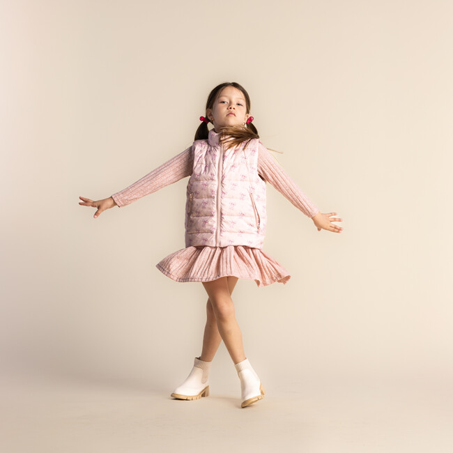 Casey Reversible Down Vest, Lovely Bow - Vests - 3
