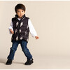 Casey Reversible Down Vest, Lightning Storm - Vests - 3