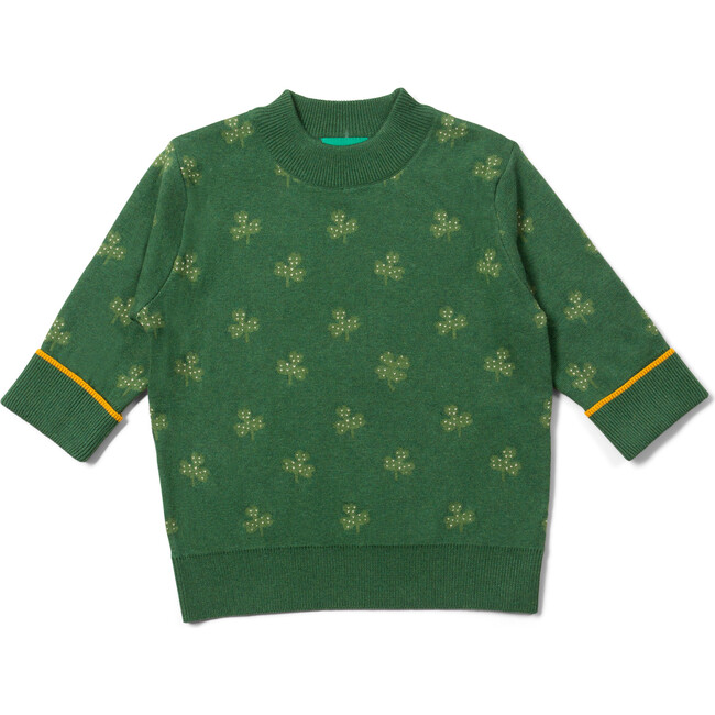 Secret Clover Knitted Jumper, Green