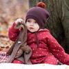 Red Stars Hooded Snug Suit, Red - Bunting - 2 - thumbnail