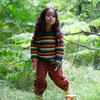 Rainbow Waffle Snuggly Knitted Jumper, MULTI - Sweatshirts - 2