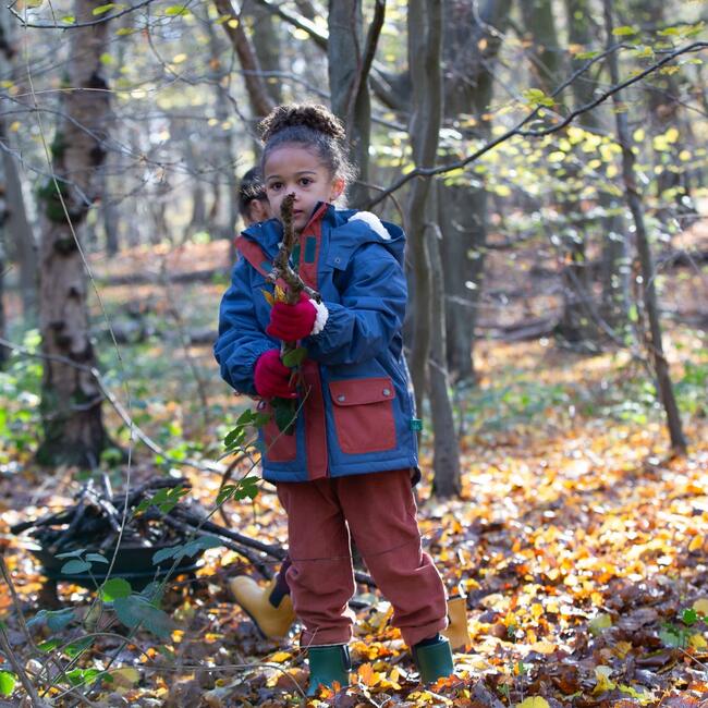 Moonlight Blue Recycled Waterproof Winter Coat, Blue - Coats - 3