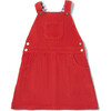 Holly Berry Classic Reversible Pinafore Dress, Pink - Dresses - 1 - thumbnail