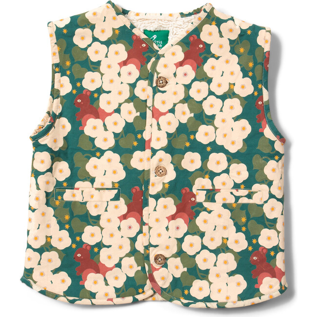 Hedgerow Sherpa Lined Reversible Gilet, Blue