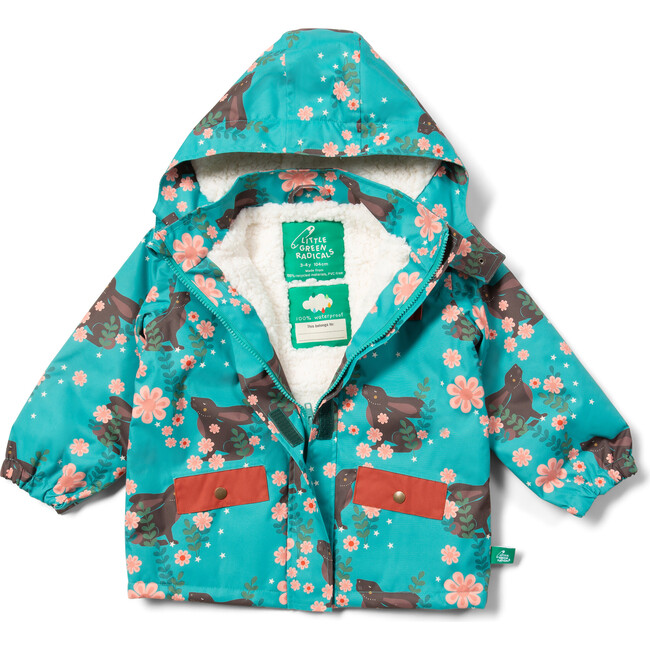 Winter Rabbits Recycled Waterproof Adventure Winter Coat, Green