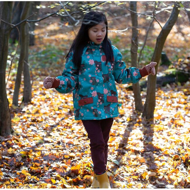 Winter Rabbits Recycled Waterproof Adventure Winter Coat, Green - Coats - 3