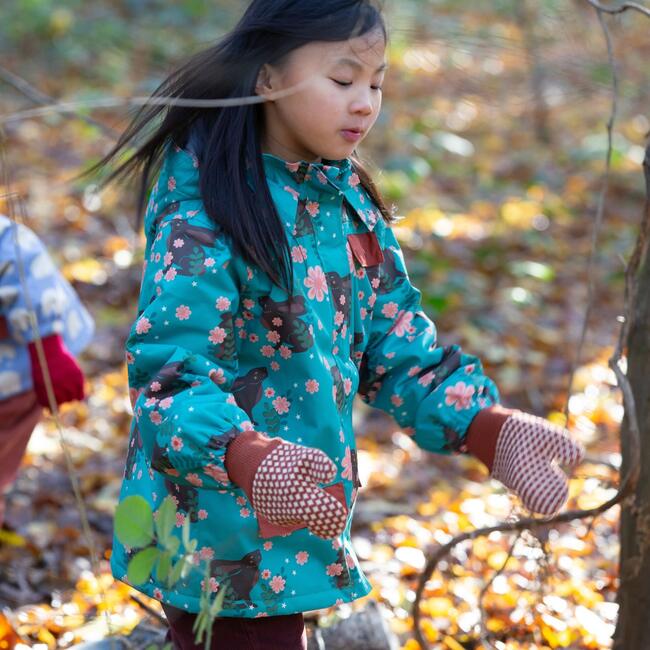 Winter Rabbits Recycled Waterproof Adventure Winter Coat, Green - Coats - 4