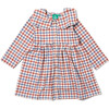 Ginger Check Sailor Front Open Dress, MULTI - Dresses - 1 - thumbnail