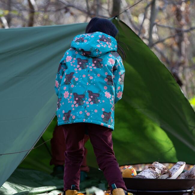 Winter Rabbits Recycled Waterproof Adventure Winter Coat, Green - Coats - 9