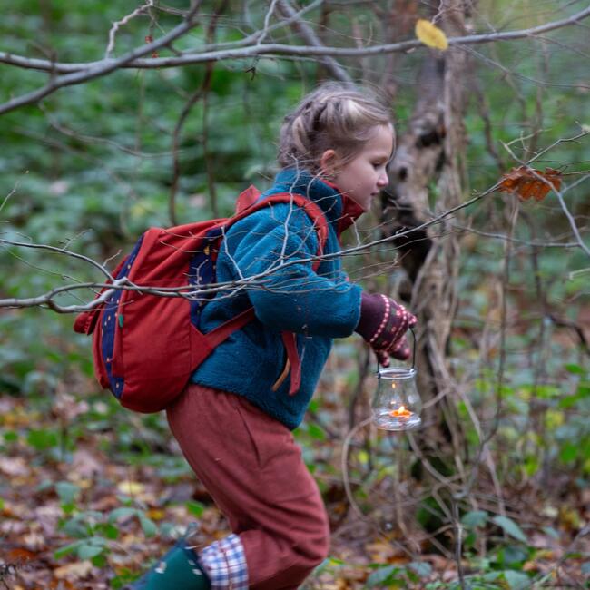 Dark Night Kids Ready For Adventure Backpack, Navy - Bags - 6