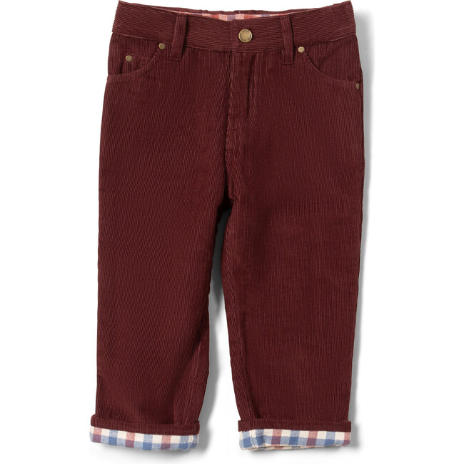 Chocolate Corduroy 
Lined Adventure Jeans, Brown