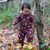Flying Birds Hooded Snug Suit, Brown - Bunting - 5 - thumbnail