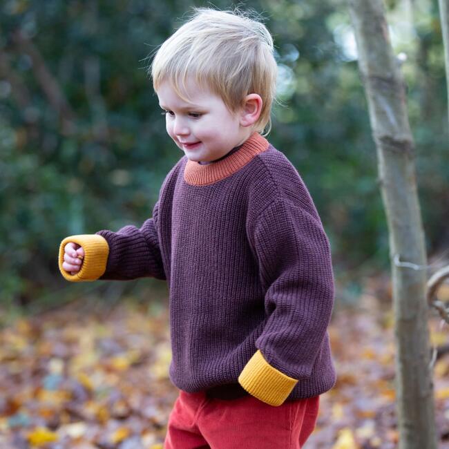 Chocolate Snuggly Knitted Jumper, Brown