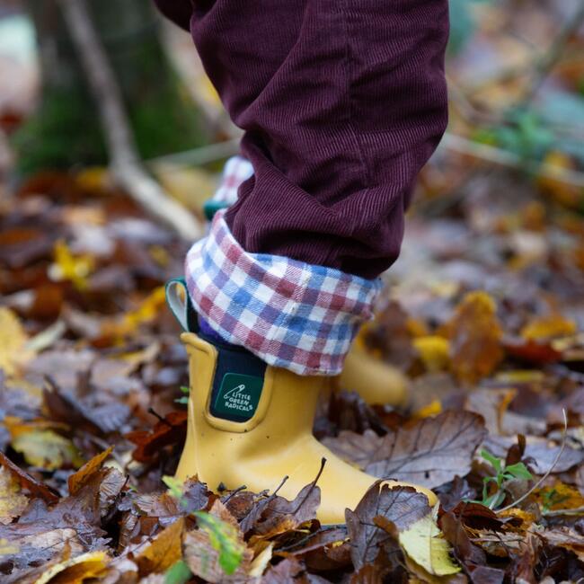 Chocolate Corduroy 
Lined Adventure Jeans, Brown