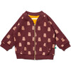 Brown Bears Reversible Easy Rider Jacket, Brown - Jackets - 1 - thumbnail
