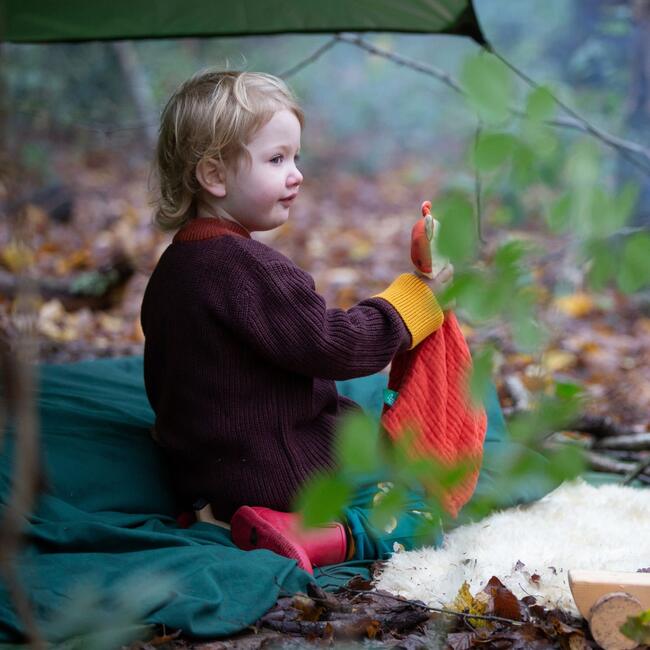 Chocolate Snuggly Knitted Jumper, Brown - Sweatshirts - 4