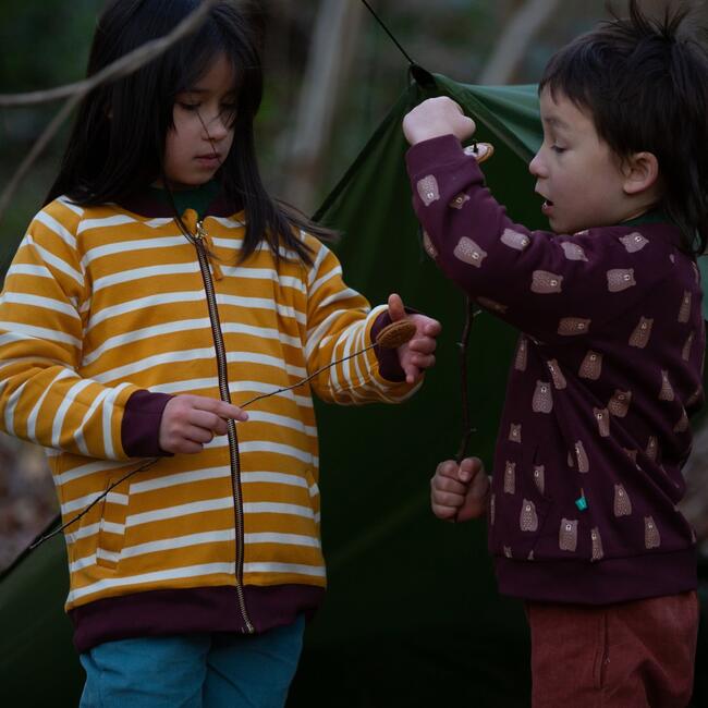 Brown Bears Reversible Easy Rider Jacket, Brown - Jackets - 3