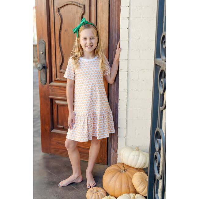 Lottie Girls' Dress, Harvest Pumpkin - Dresses - 2