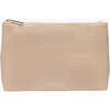 Insulated Small Snack Pouch, Cream Croc - Lunchbags - 1 - thumbnail