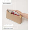 Insulated Small Snack Pouch, Cream Croc - Lunchbags - 5