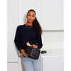 Insulated Small Snack Pouch, Cream Croc - Lunchbags - 6