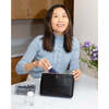 Insulated Small Snack Pouch, Black Croc - Lunchbags - 7